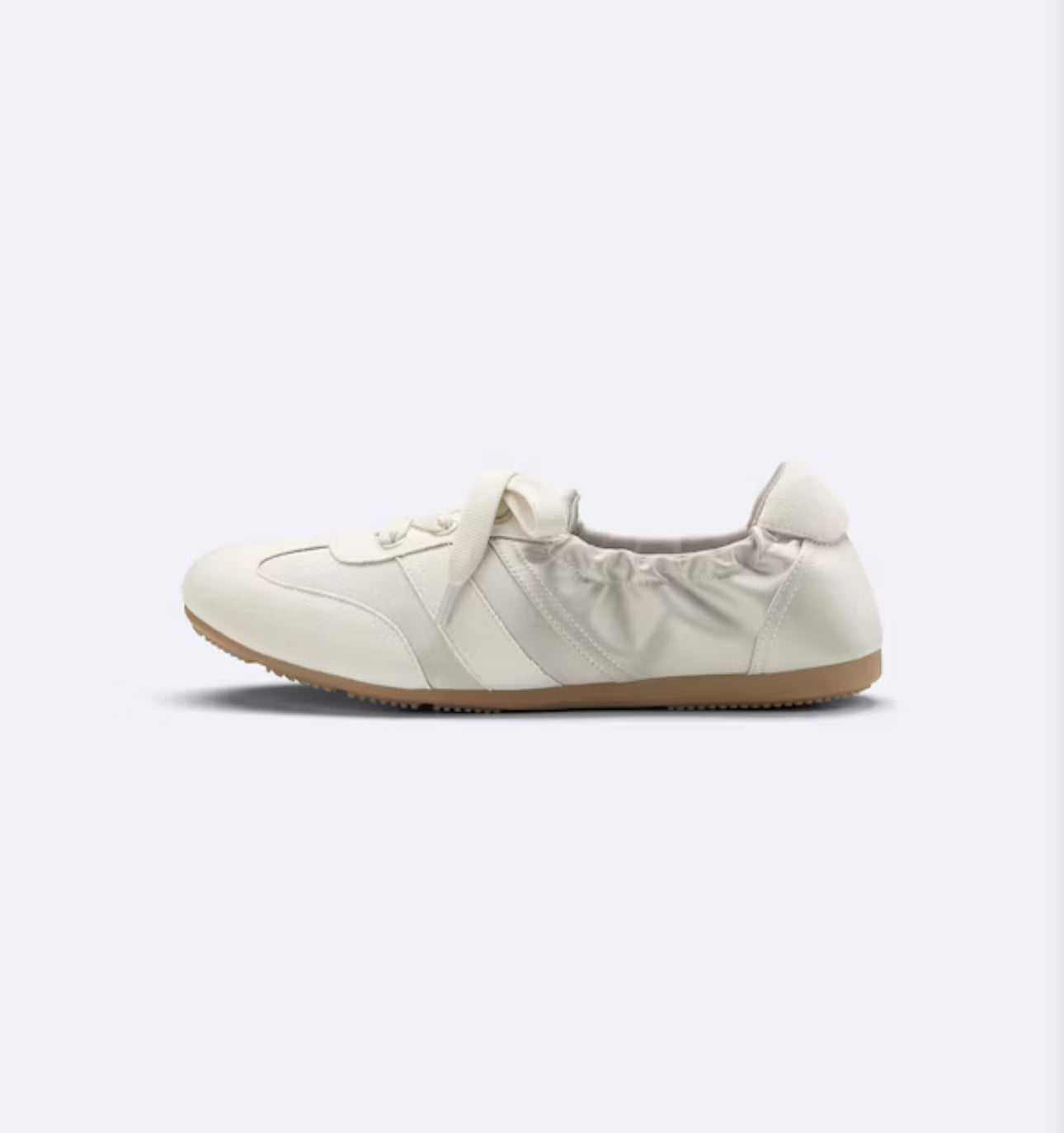 GU Gathered ballet sneakers