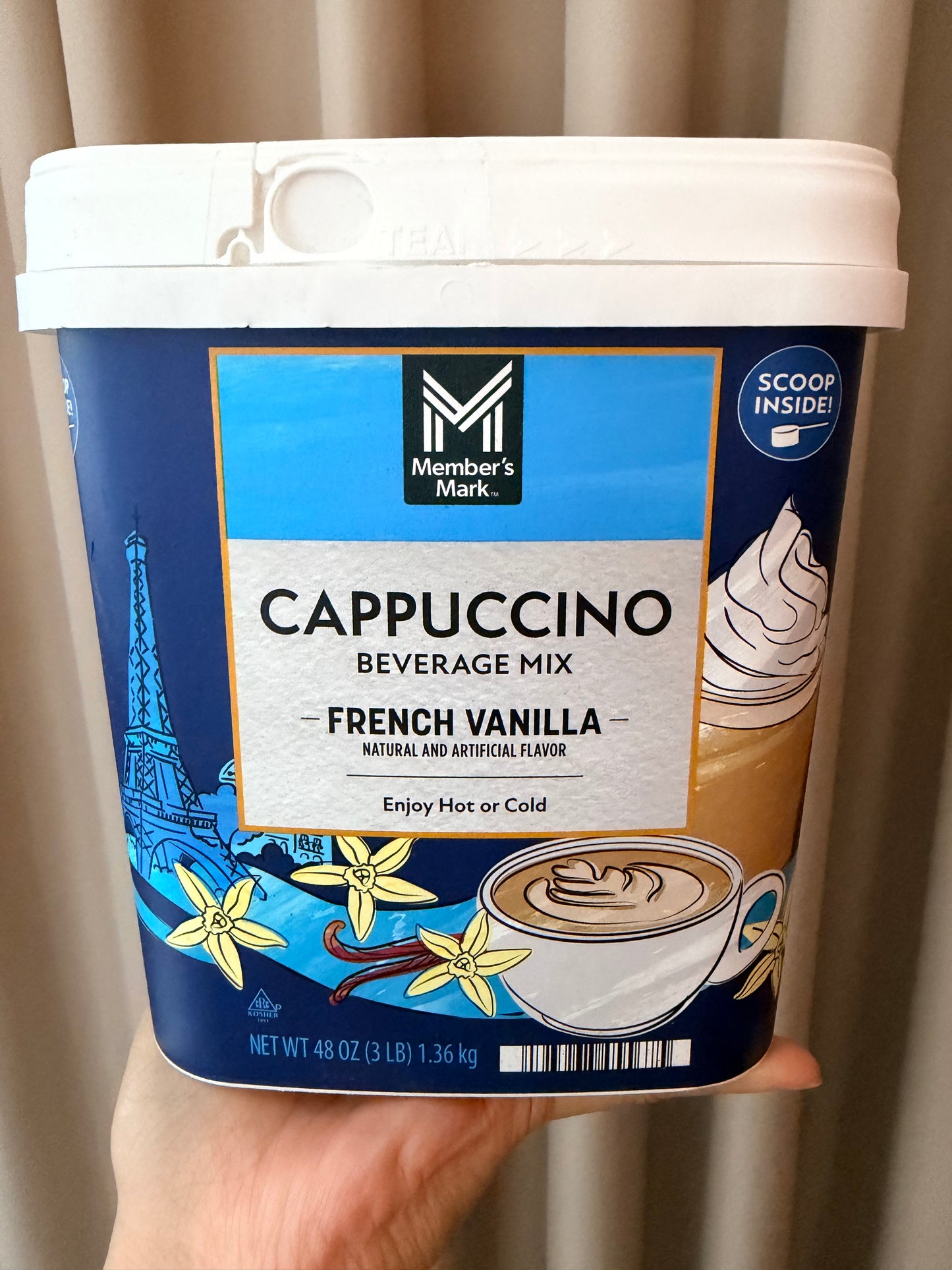 Members Mark Cappuccino French Vanilla 1.36KG