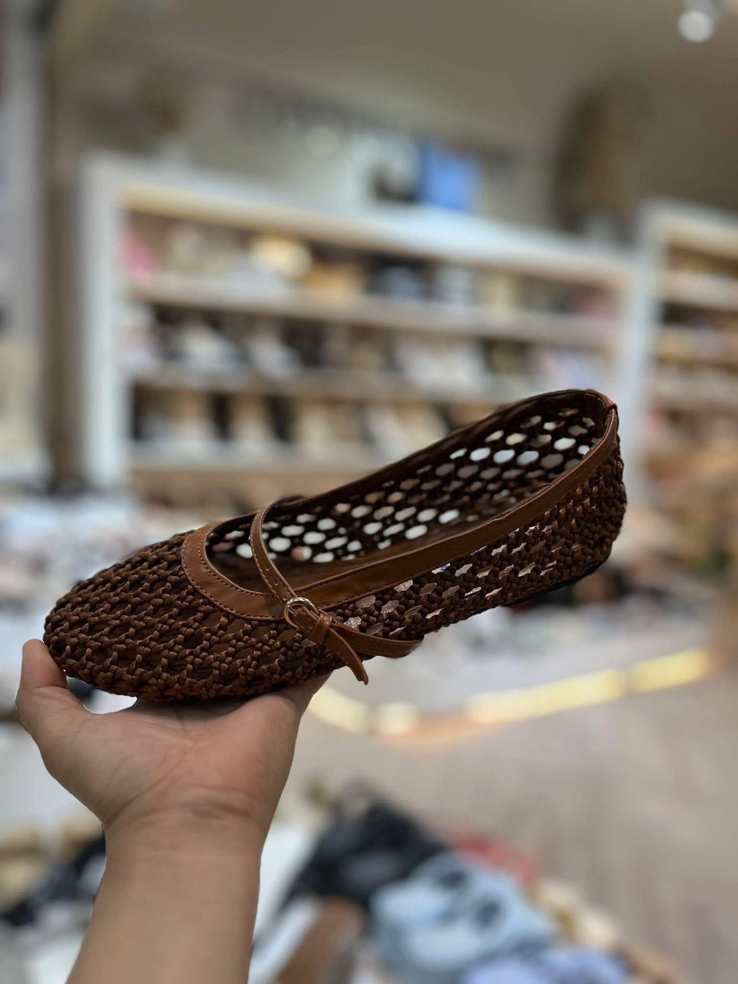 Vshop Ballet Mesh Chocolate