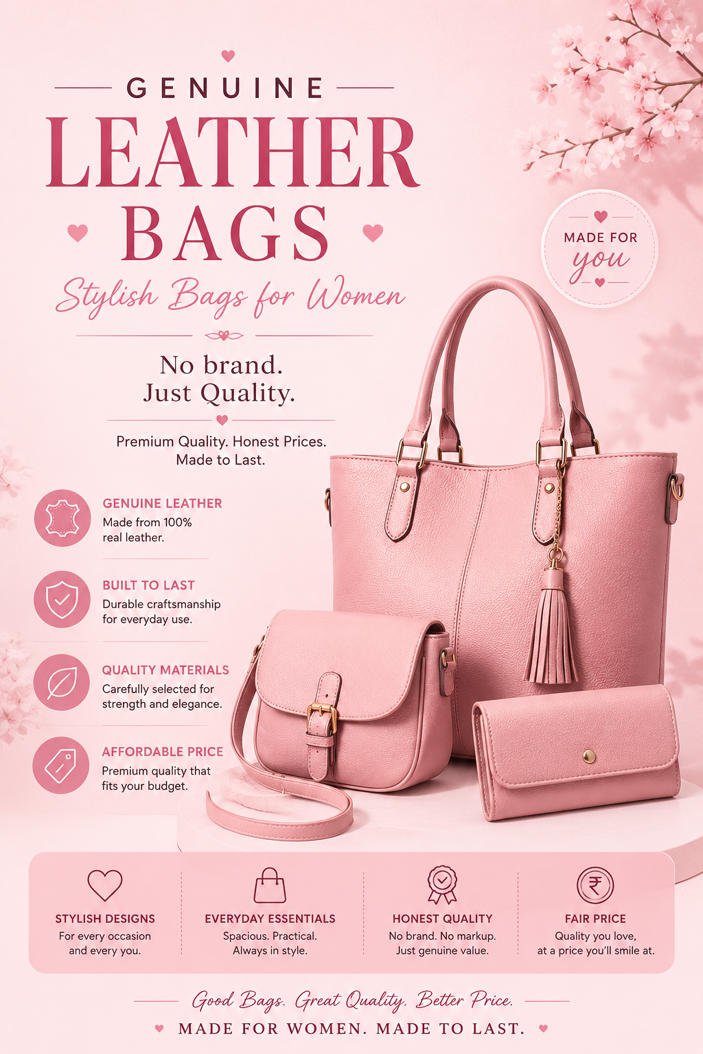 GENUINE LEATHER BAGS