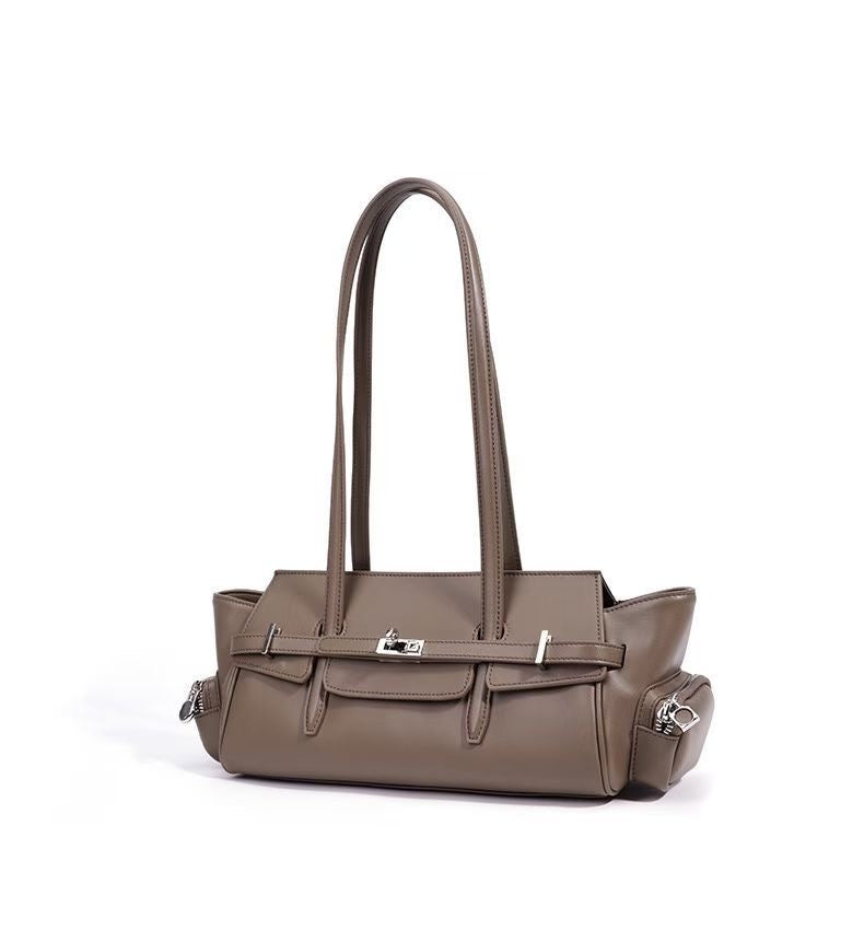 Genuine Leather - Brown Bag