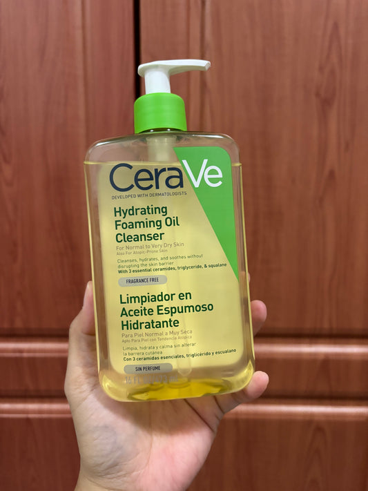 Cerave Hydrating Foaming Oil Cleanser