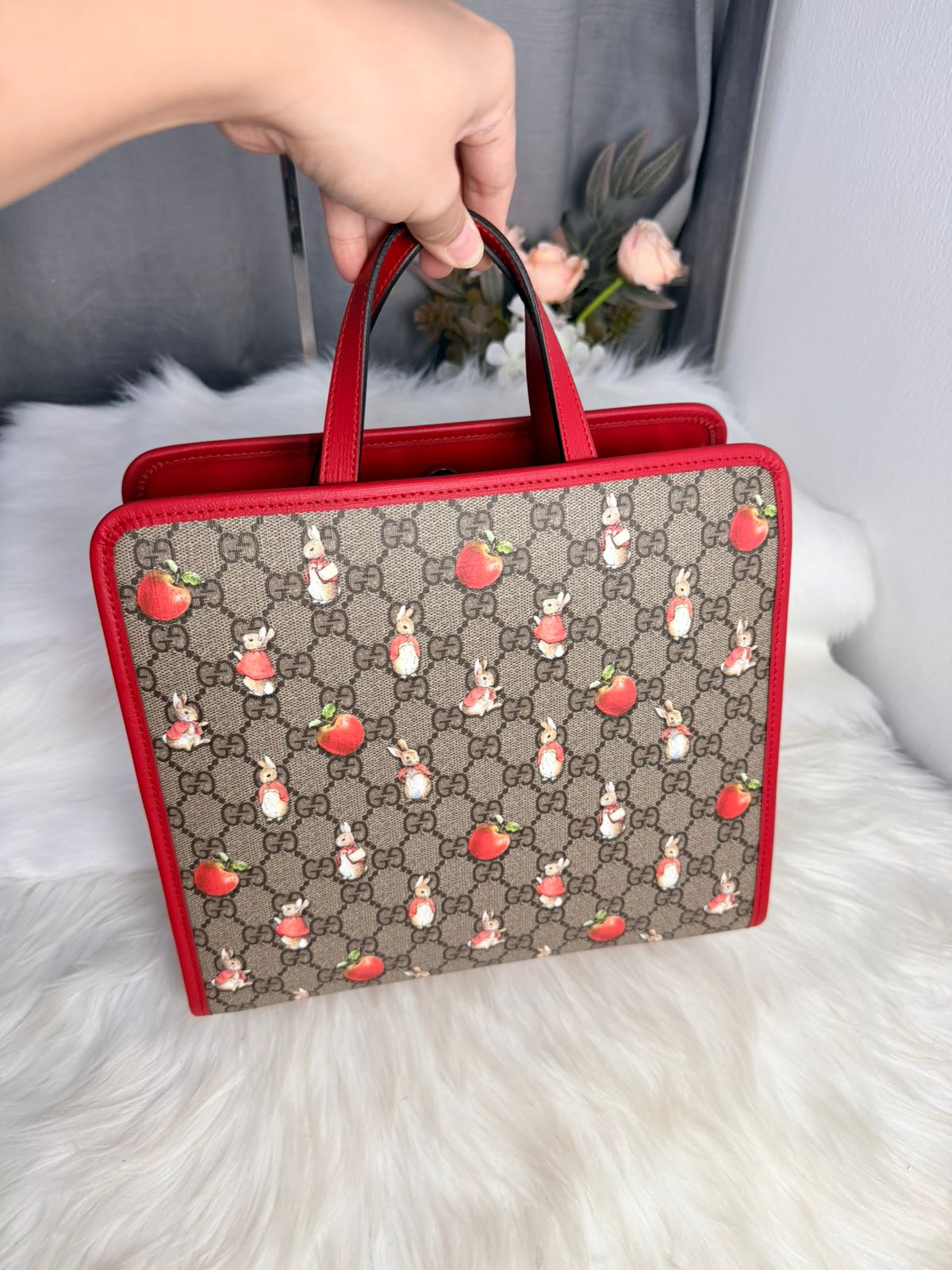 GUCCI
Peter Rabbit x Gucci Tote Bag in GG Supreme Canvas
