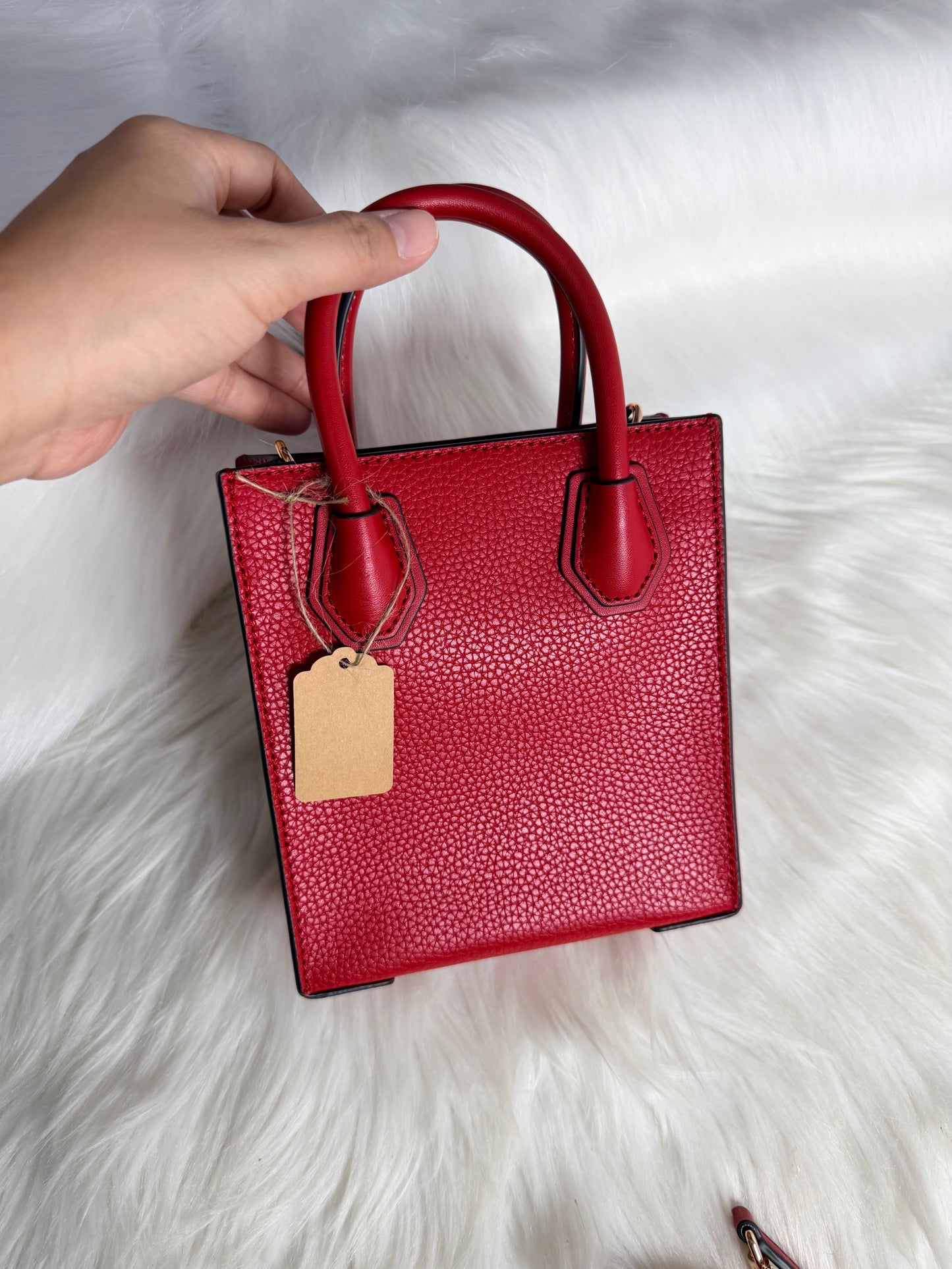 Michael Kors Mercer Extra-Small Pebbled Leather Crossbody Bag