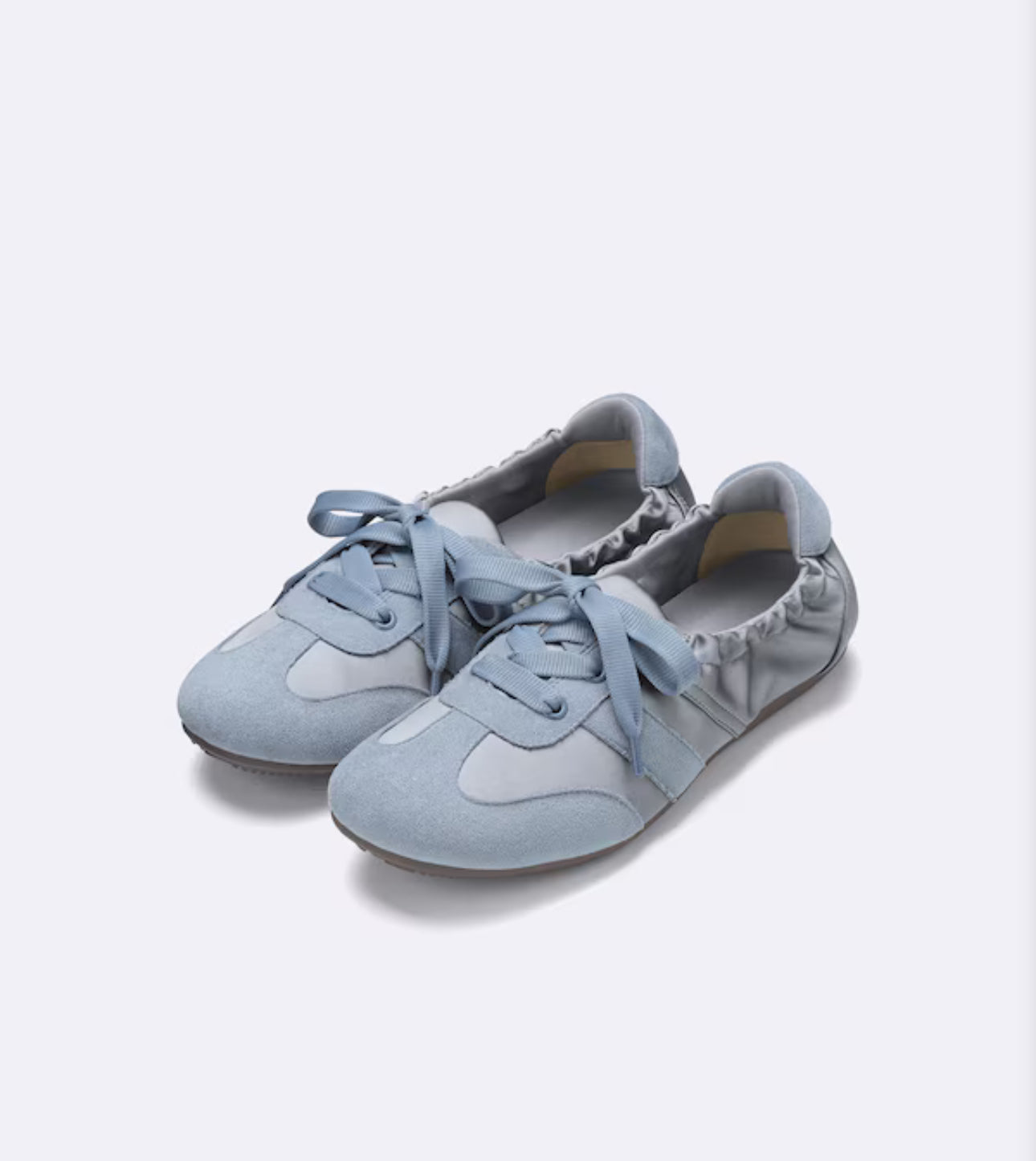 GU Gathered ballet sneakers