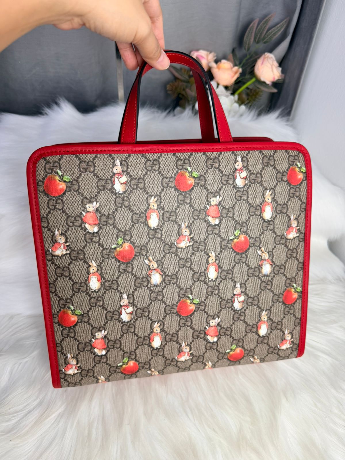 GUCCI
Peter Rabbit x Gucci Tote Bag in GG Supreme Canvas