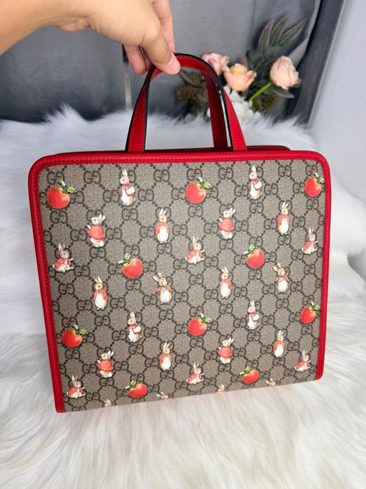GUCCI
Peter Rabbit x Gucci Tote Bag in GG Supreme Canvas