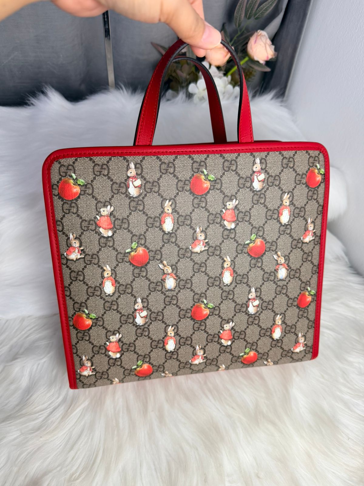 GUCCI
Peter Rabbit x Gucci Tote Bag in GG Supreme Canvas