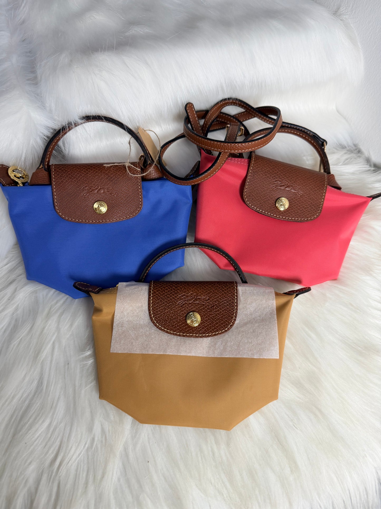LONGCHAMP
Mini Le Pliage Original Clutch in Canvas