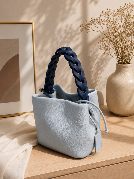 Genuine Leather - Ribbon Bag