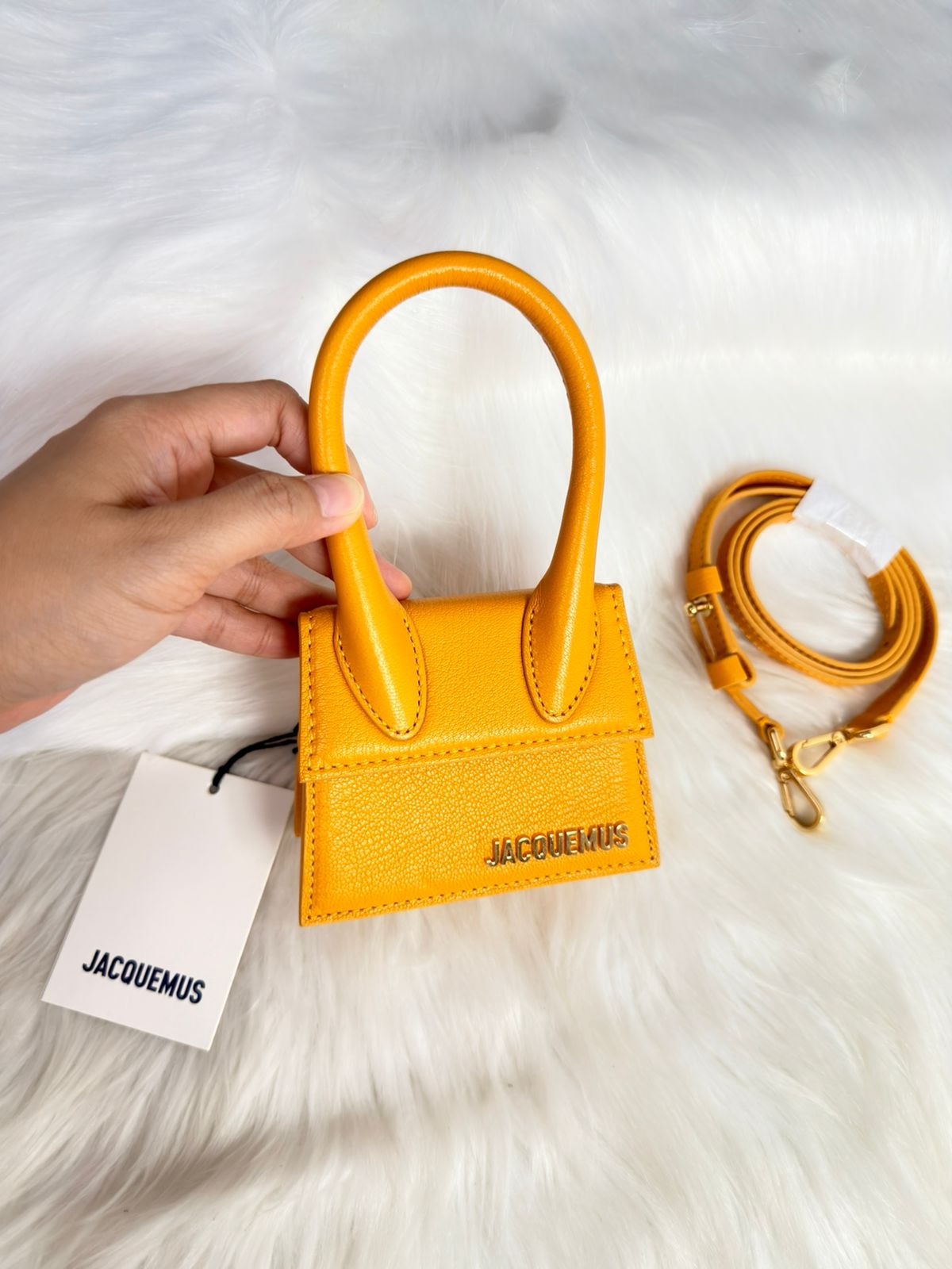 JACQUEMUS Le Chiquito bag Supermini Orange