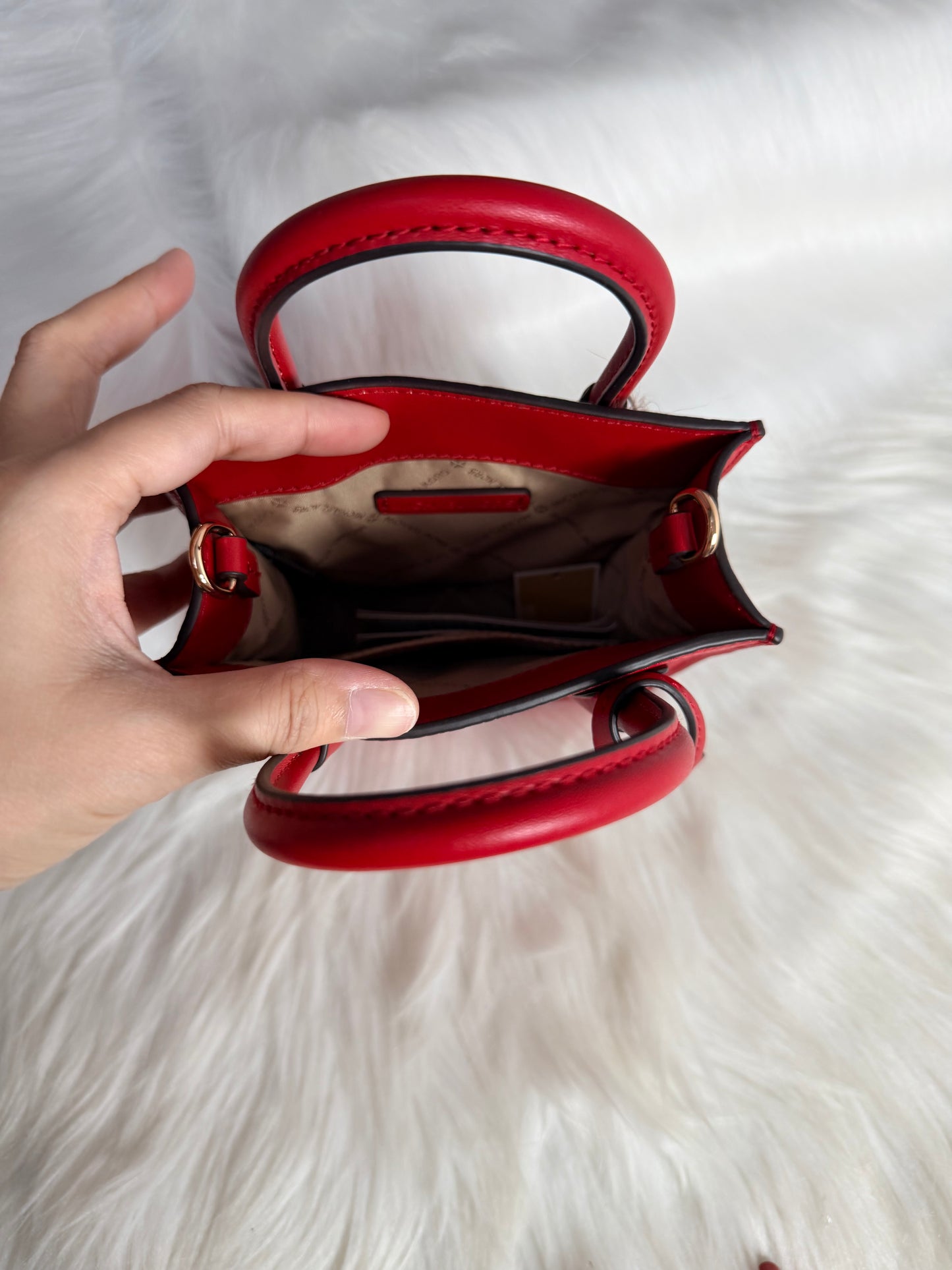 Michael Kors Mercer Extra-Small Pebbled Leather Crossbody Bag