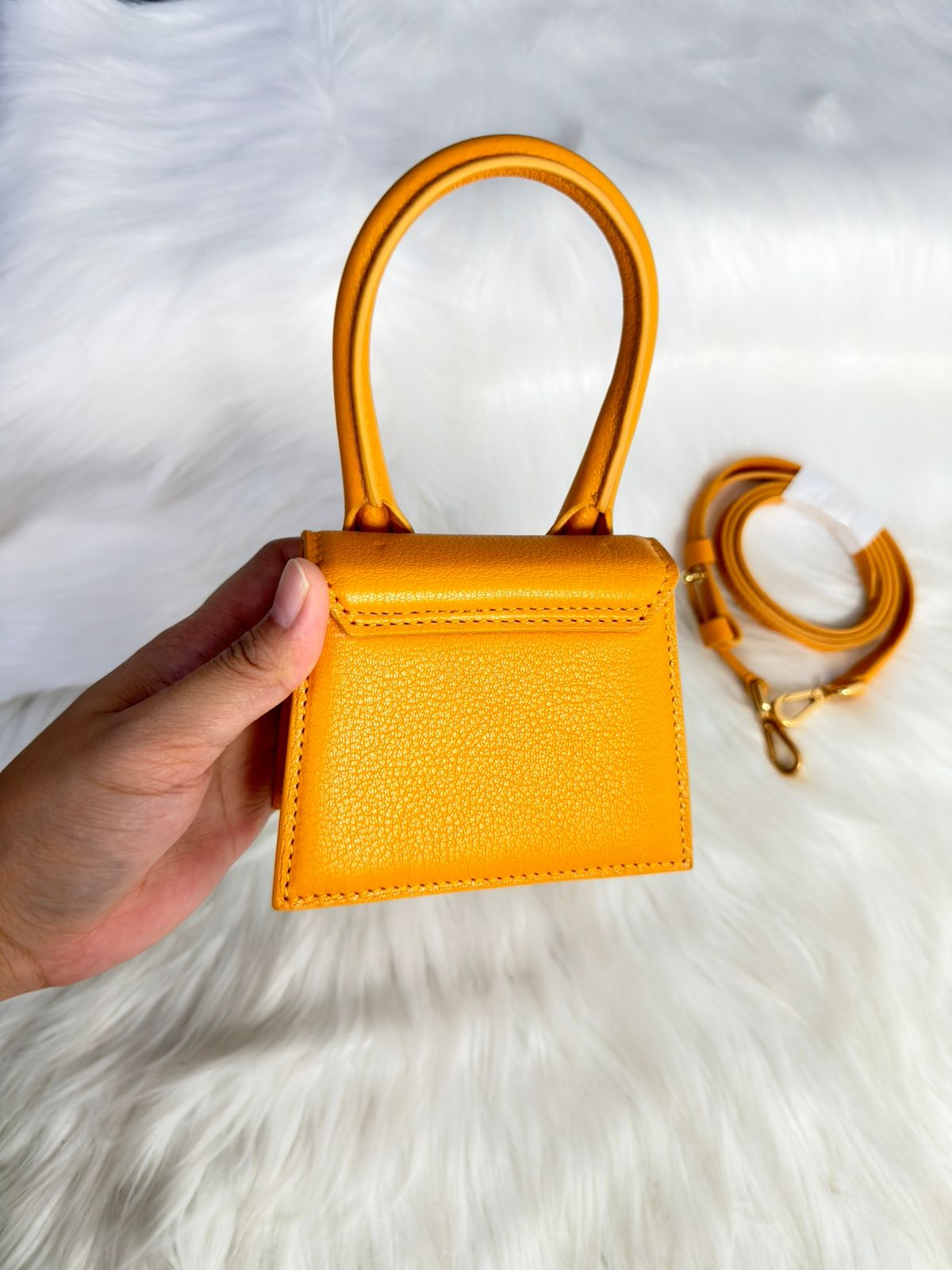 JACQUEMUS Le Chiquito bag Supermini Orange