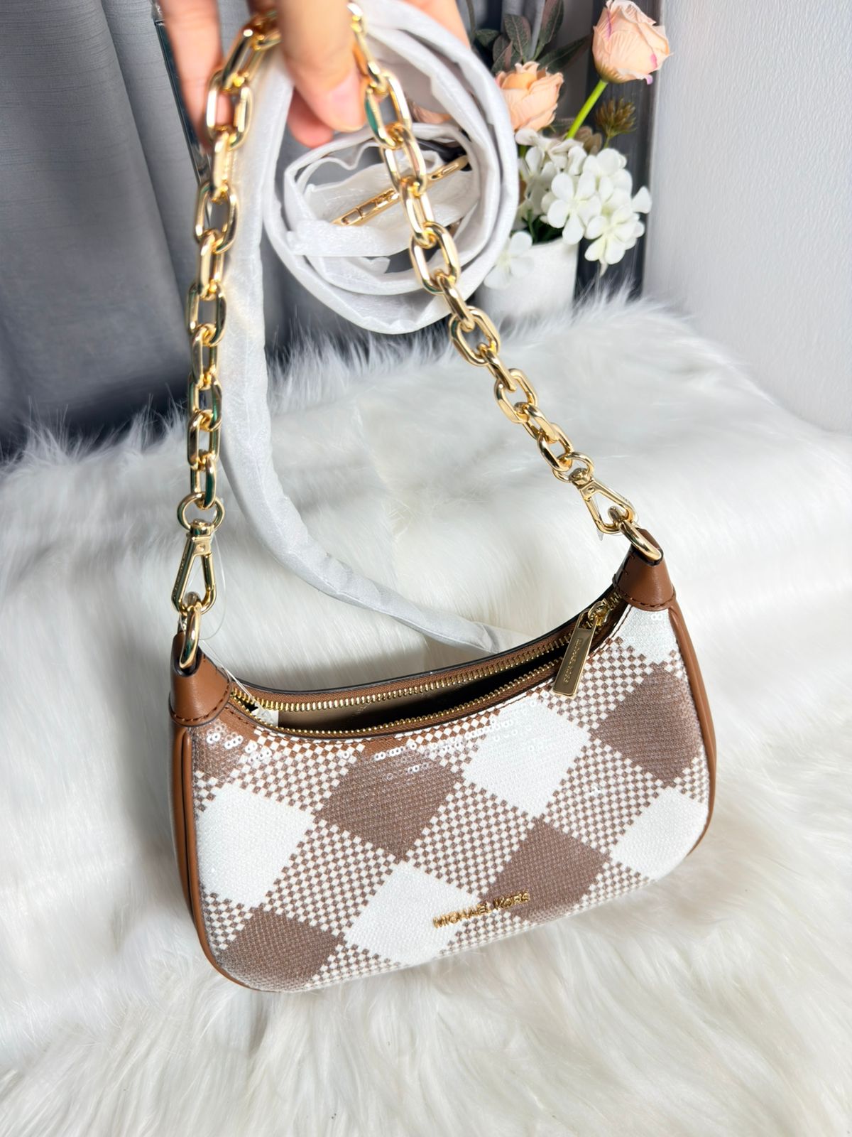 Michael Kors Cora pouchette handbag