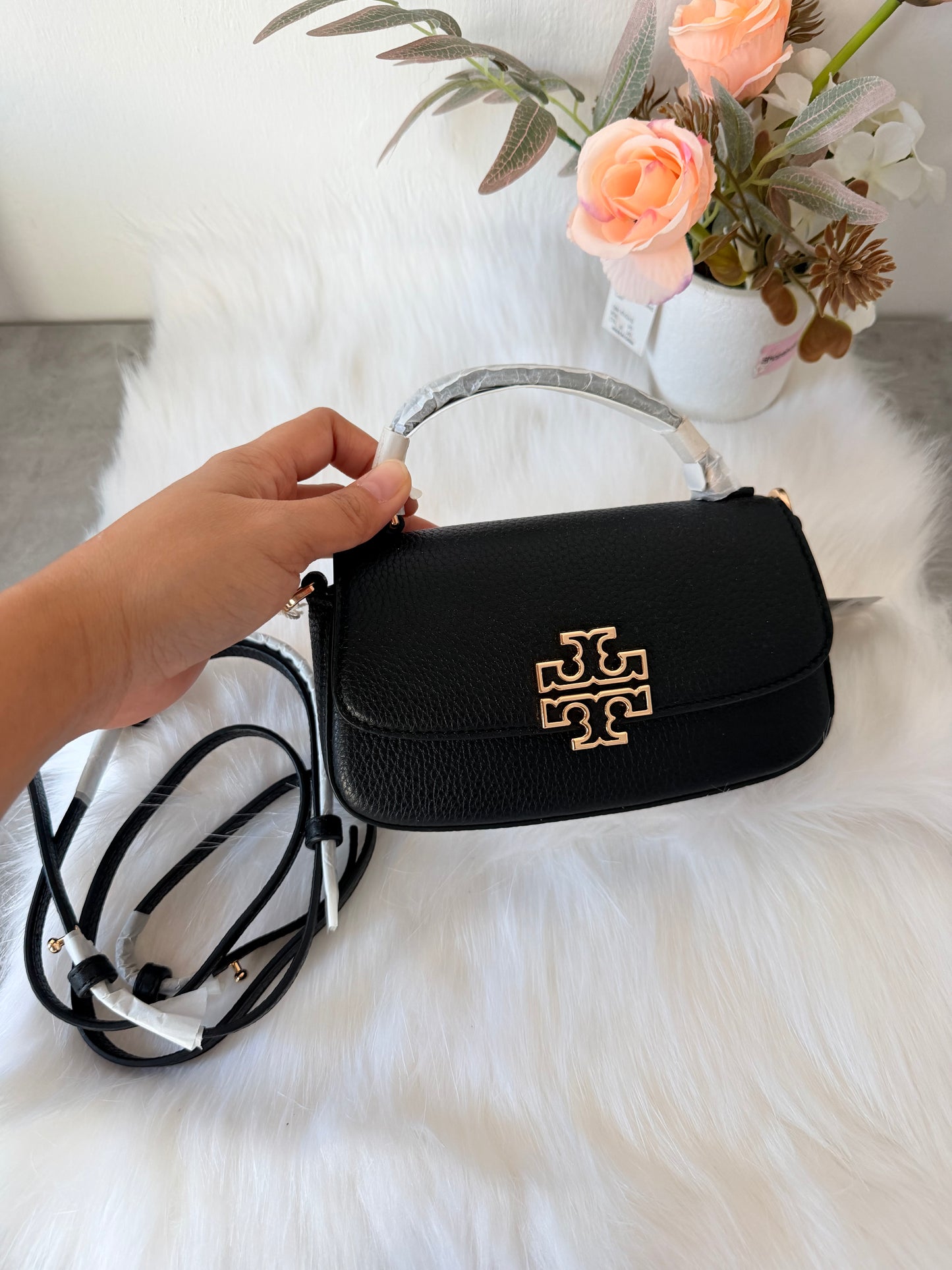 Tory Burch Mini Britten Bag - Black