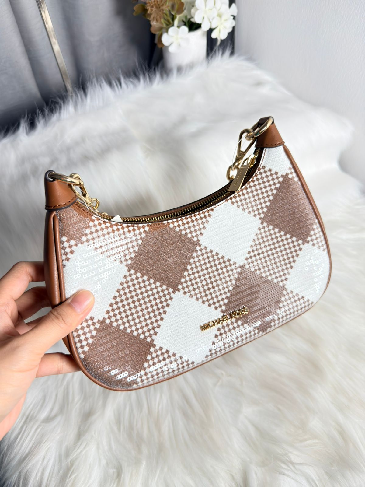 Michael Kors Cora pouchette handbag