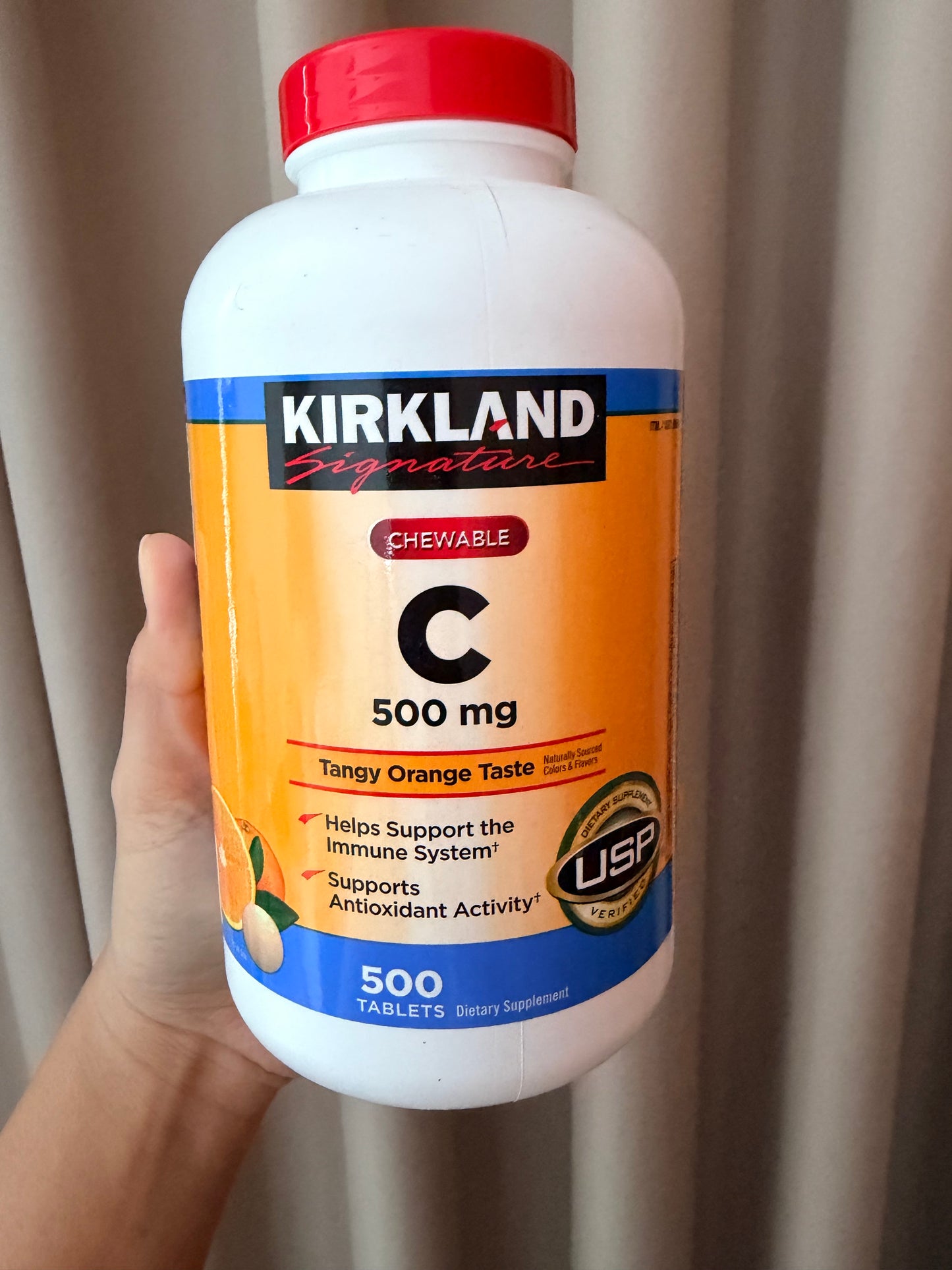 Kirkland Chewable Vitamin C 500MG