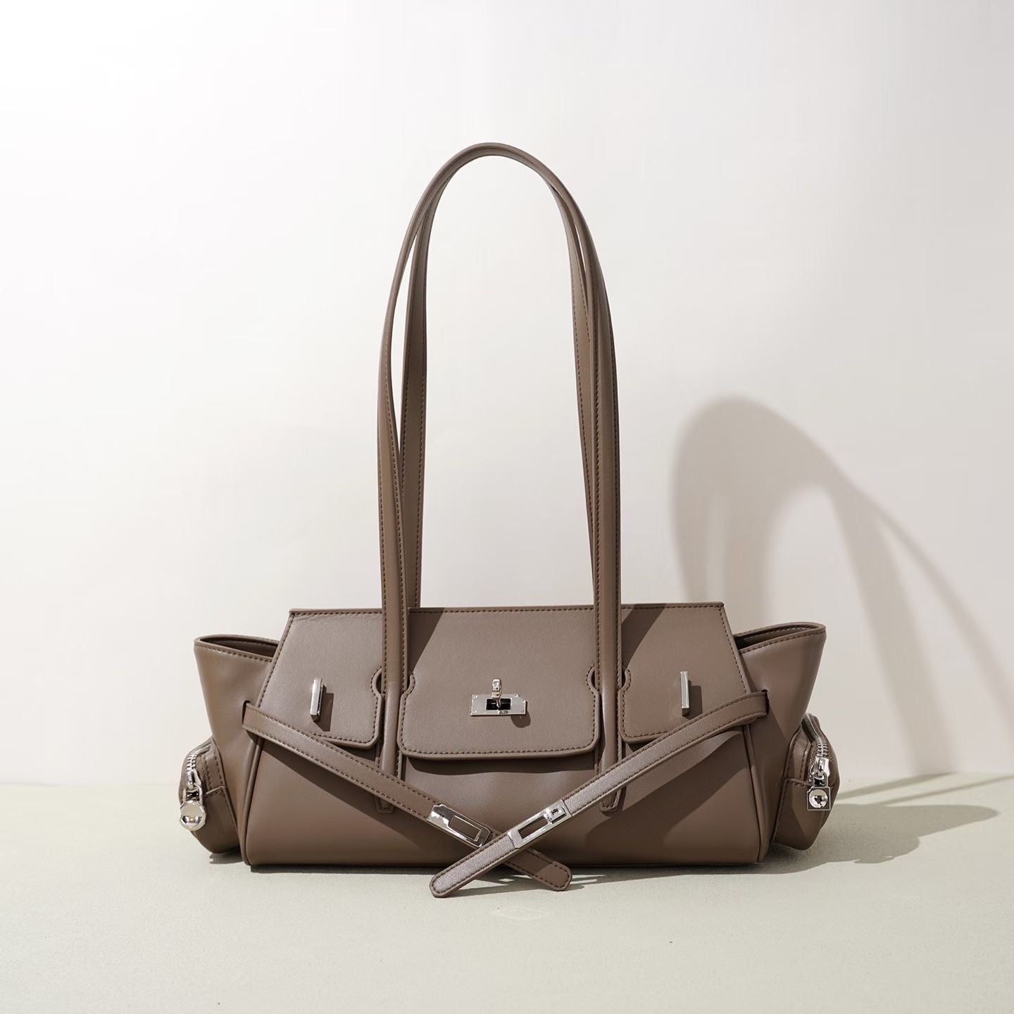 Genuine Leather - Brown Bag