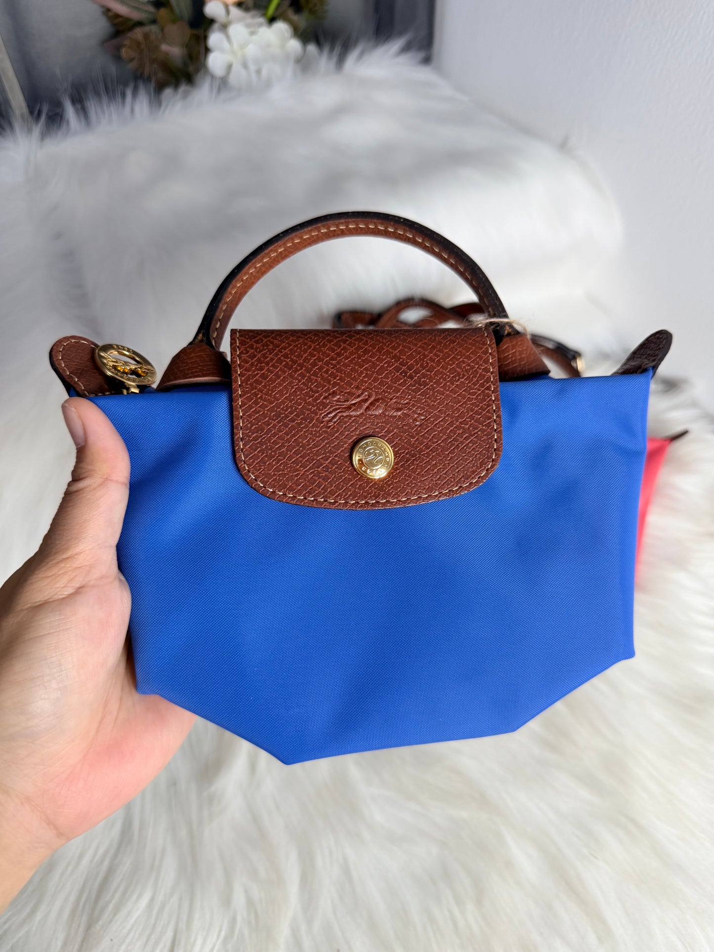 LONGCHAMP
Mini Le Pliage Original Clutch in Canvas