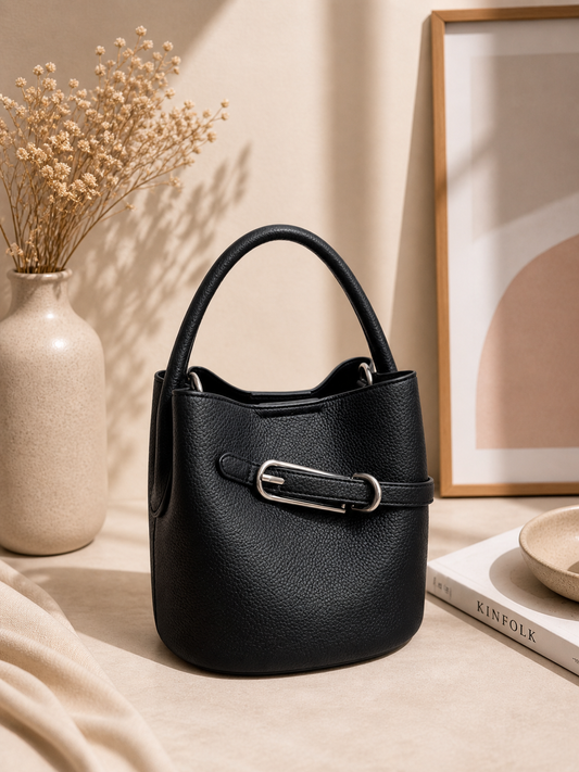 Genuine Leather - Bucket Bag